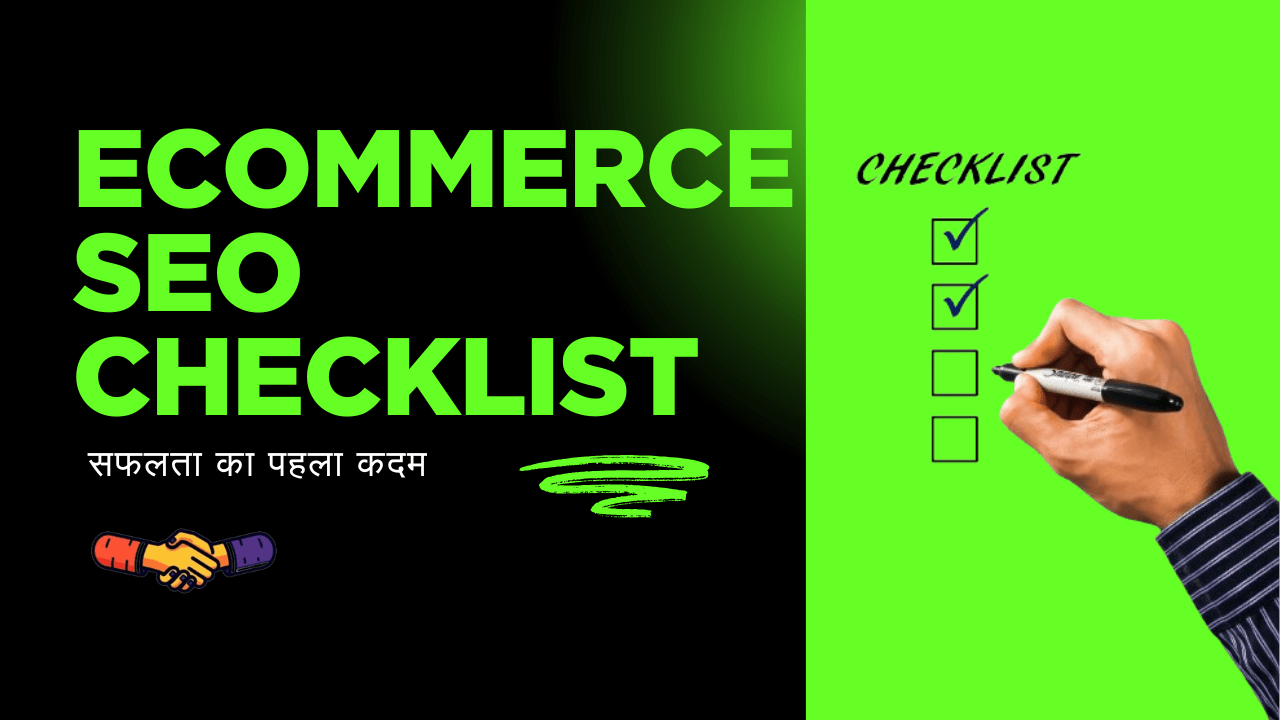 Ecommerce SEO Checklist